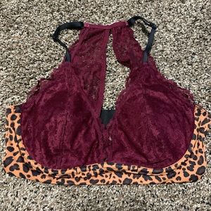 Victoria’s Secret Pink Lace Halter Bralette